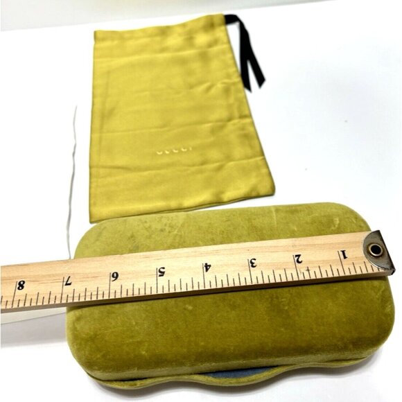 GUCCI Oversized XL Felt Sunglasses Case with Cleaning Cloth & Bag - Authentic - Picture 10 of 14